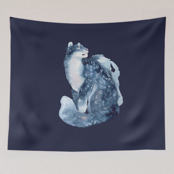 Item preview, Galaxy Snow Leopard designed and sold by Threeleaves.