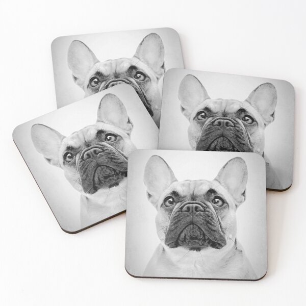 Item preview, French Bulldog Black Mask Fawn dog - BW Vintage - D10 designed and sold by DecoVintage.