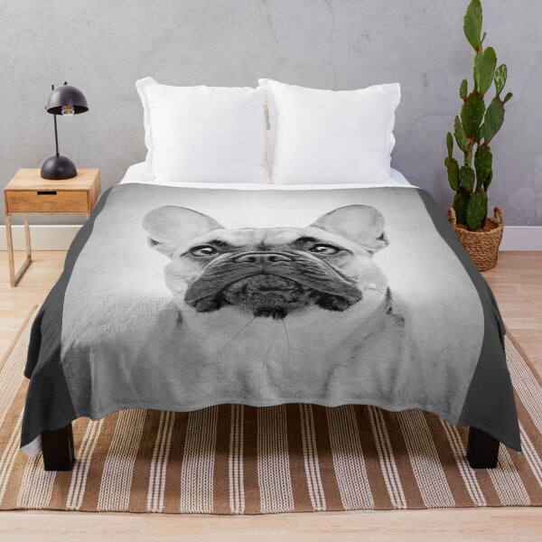 Item preview, French Bulldog Black Mask Fawn dog - BW Vintage - D10 designed and sold by DecoVintage.