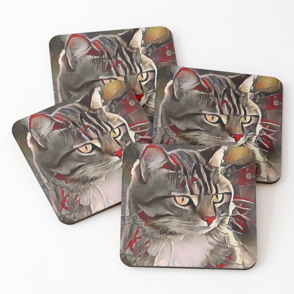 Item preview, Holy, cat, gato, kitty, chat, chaton, lea roche paintings designed and sold by L. ROCHE.