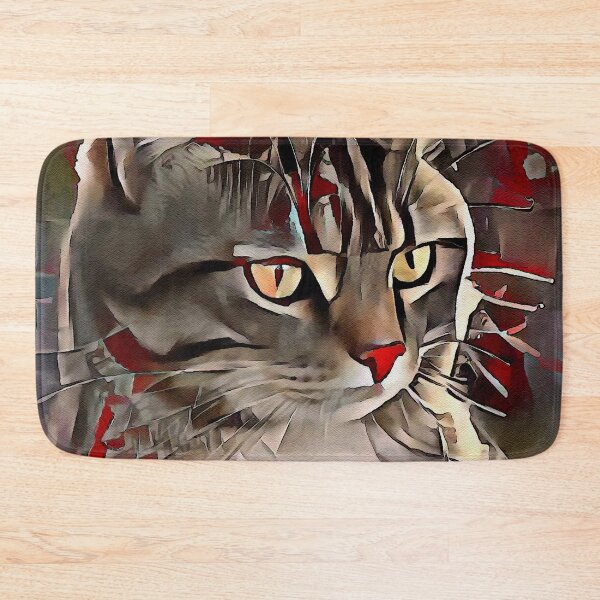 Item preview, Holy, cat, gato, kitty, chat, chaton, lea roche paintings designed and sold by L. ROCHE.