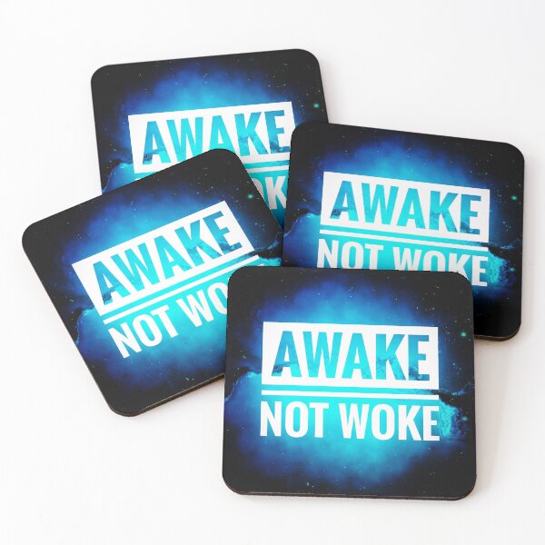 Item preview, Awake not Woke (dark nebula) designed and sold by agenttomcat.