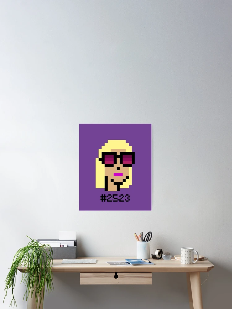 Thumbnail 2 of 3, Poster, CryptoPunks #2523 designed and sold by CryptoFunks.