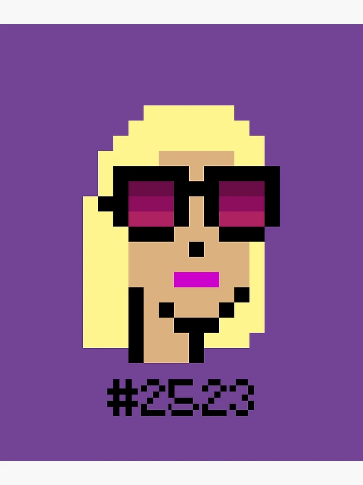Thumbnail 3 of 3, Poster, CryptoPunks #2523 designed and sold by CryptoFunks.