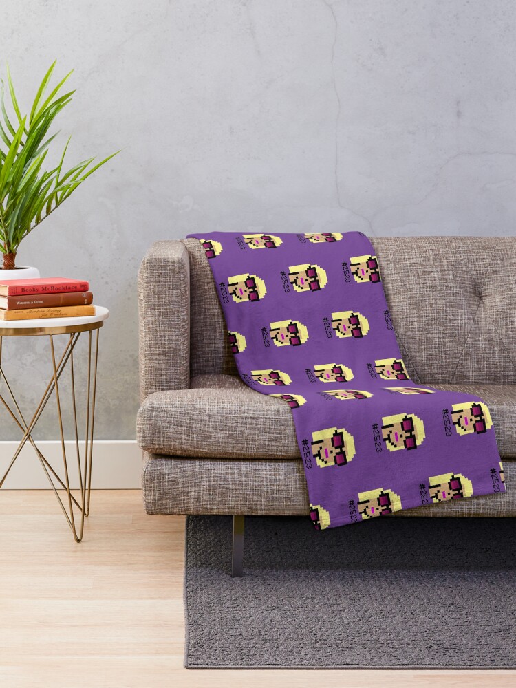 Thumbnail 2 of 6, Throw Blanket, CryptoPunks #2523 designed and sold by CryptoFunks.