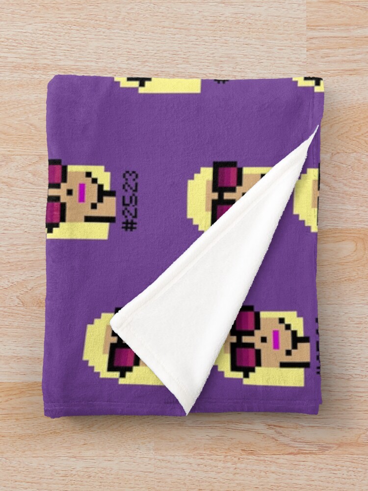 Thumbnail 3 of 6, Throw Blanket, CryptoPunks #2523 designed and sold by CryptoFunks.