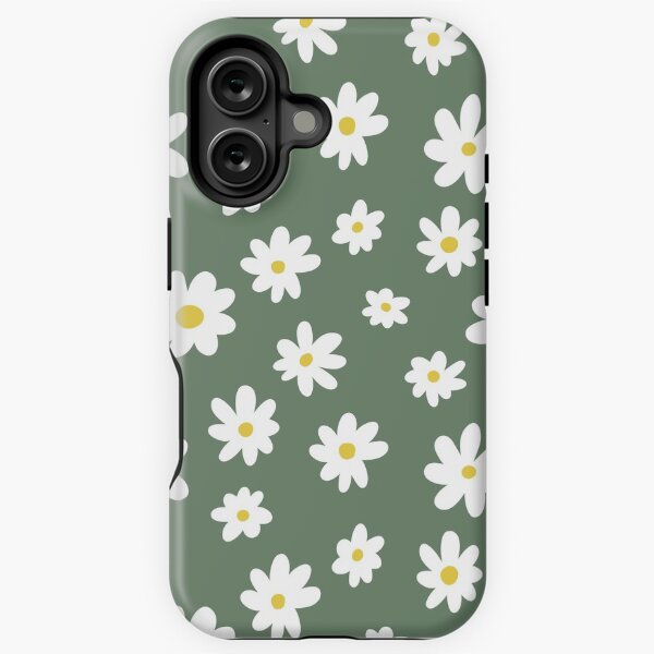 Item preview, Daisy Pattern (sage green/white/yellow) designed and sold by Design Minds Boutique.
