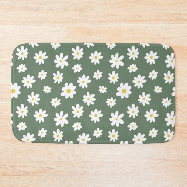 Item preview, Daisy Pattern (sage green/white/yellow) designed and sold by Design Minds Boutique.