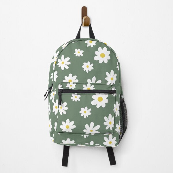 Item preview, Daisy Pattern (sage green/white/yellow) designed and sold by Design Minds Boutique.
