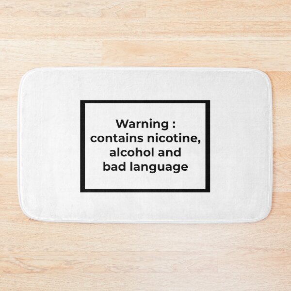Item preview, Warning contains nicotine alcohol and bad language designed and sold by Family-Shop.