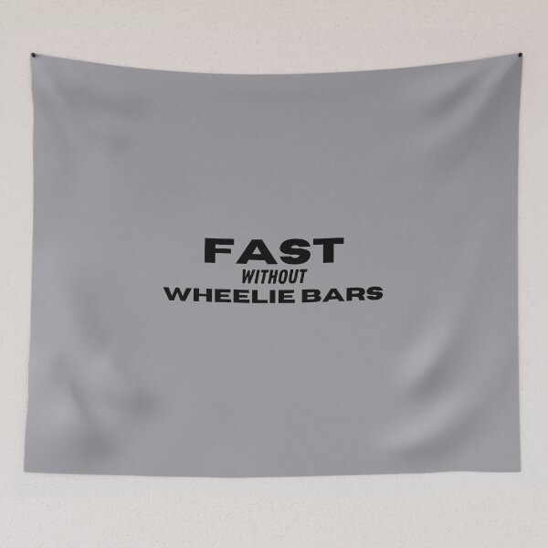 Item preview, Fast Without Wheelie Bars Racing Racecar Street Car Racetrack Speed designed and sold by CarantinedChaos.
