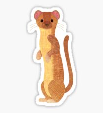 Pegatina W es para Weasel