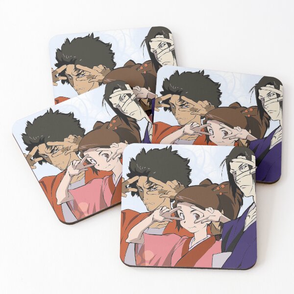 Item preview, Samurai Champloo Mugen, Fuu and Jin Spread #1 designed and sold by thePeachPit.