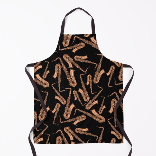Item preview, Tenor Saxophone Musical Instrument Pattern Black designed and sold by jasmijndeklerk.