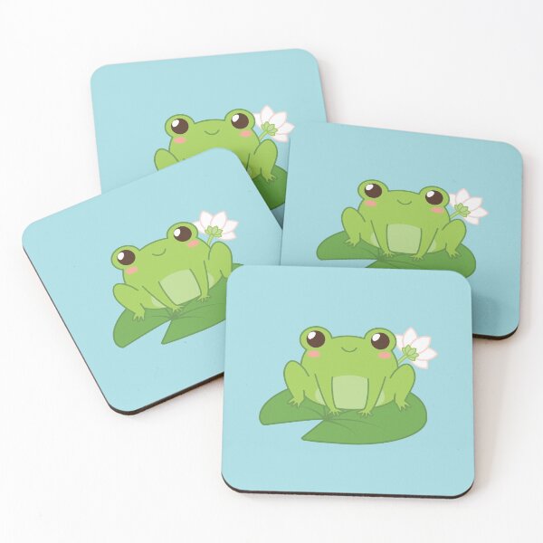 Aperçu de l'œuvre Grenouille mignonne sur Lily Pad créée et vendue par KaraKingDesign.