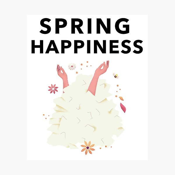 Aperçu de l'œuvre Bonheur de printemps créée et vendue par THE PUNCHLINE FACTORY.