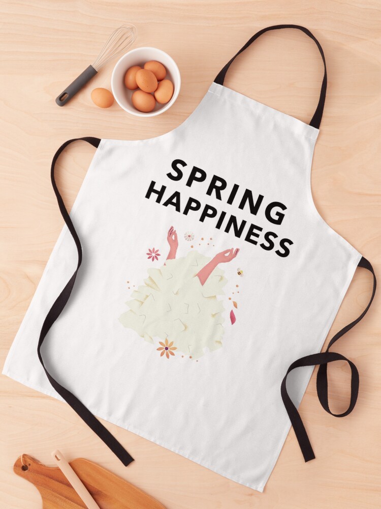 Thumbnail 1 of 6, Apron, Spring Happiness designed and sold by PunchlineFactor.