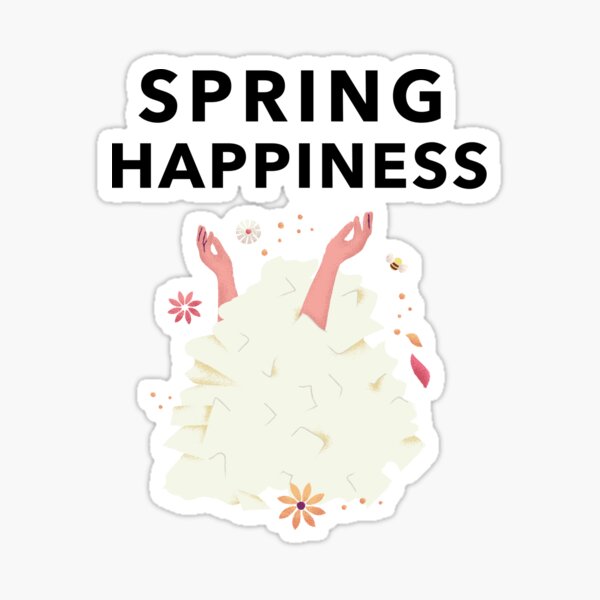Item preview, Spring Happiness designed and sold by THE PUNCHLINE FACTORY.