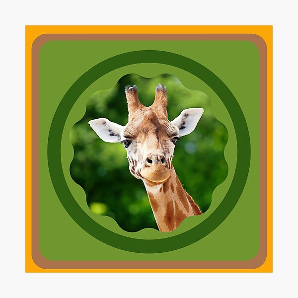 Artikelvorschau, Giraffe Design entworfen und verkauft von CoyoteGifts.