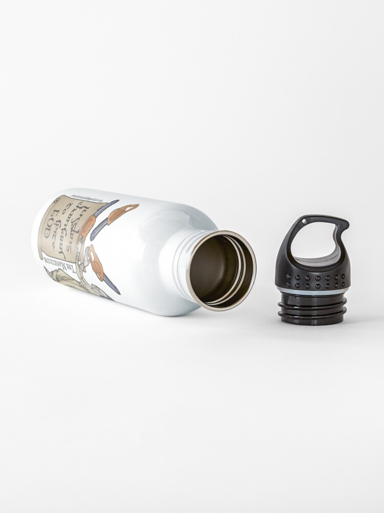 Alternate view of Juggling Chainsaws Water Bottle