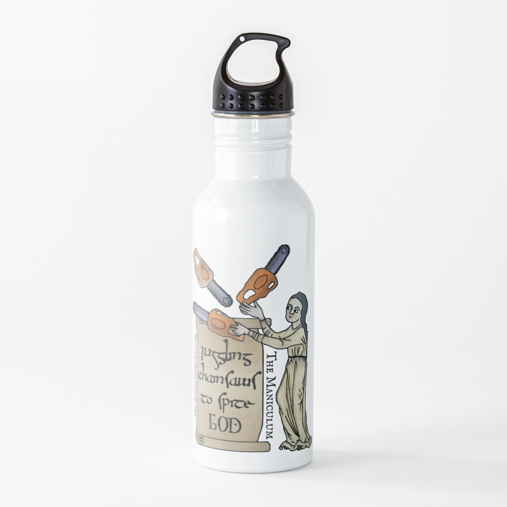 Juggling Chainsaws Water Bottle