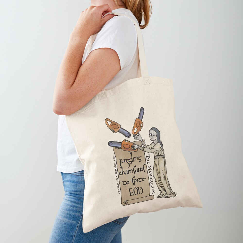 Juggling Chainsaws Tote Bag