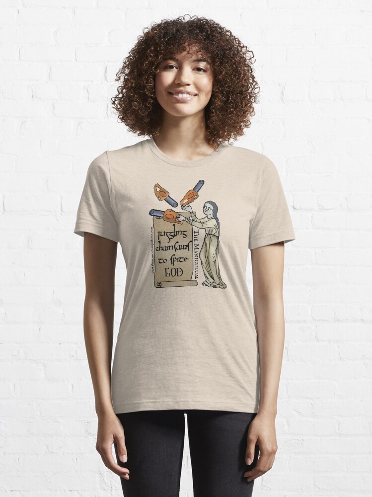 Alternate view of Juggling Chainsaws Essential T-Shirt