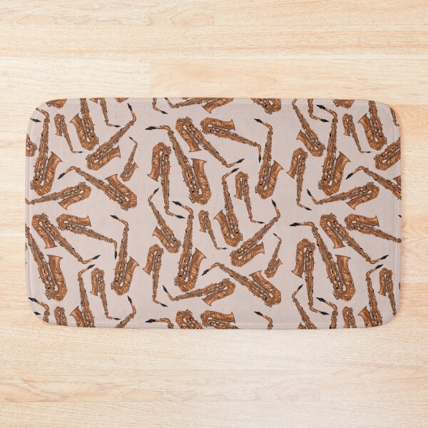 Item preview, Alto Saxophone Musical Instrument Pattern Natural designed and sold by jasmijndeklerk.