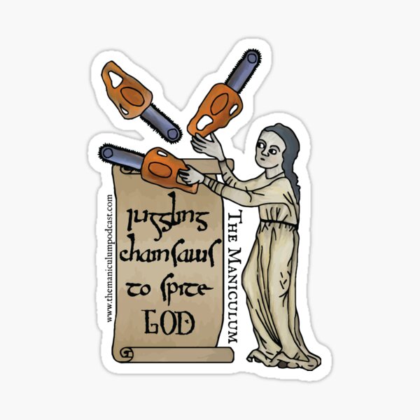 Juggling Chainsaws Sticker