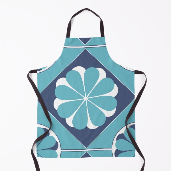 Item preview, blue flower tile pattern designed and sold by STG-Designs.