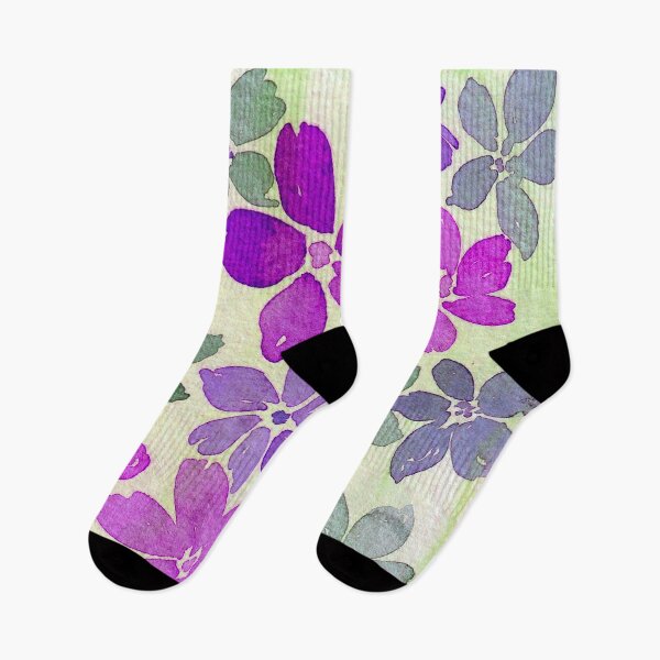 Item preview, Purple and Green Floral Mix  designed and sold by DaisyGirlDesign.