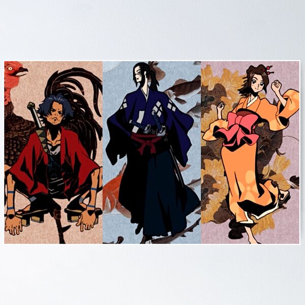 Artikel-Vorschau von Samurai Champloo Mugen, Fuu und Jin Spread #2, designt und verkauft von thePeachPit.