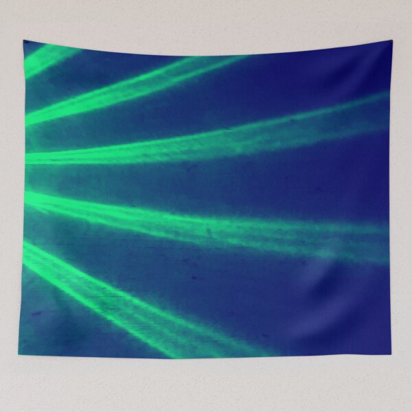 Item preview, Light Rays- Blue & Green designed and sold by Designs By YL.