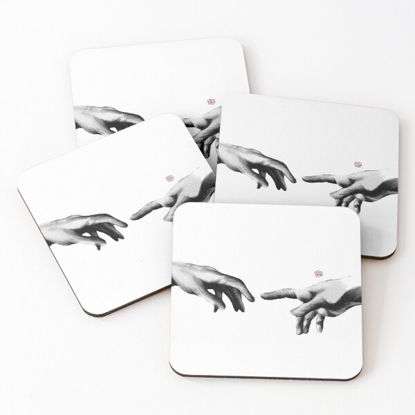 Item preview, "ALMOST": Michael Angelo Inspired "The Creation" Hands Touching Design designed and sold by InkYourHouse.