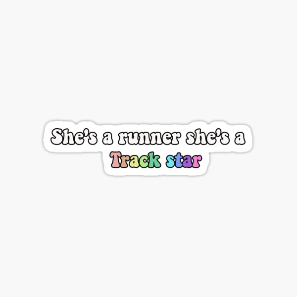 Track Star Stickers Redbubble