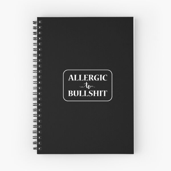 Item preview, Allergic To Bullshit, White designed and sold by LusyArt.