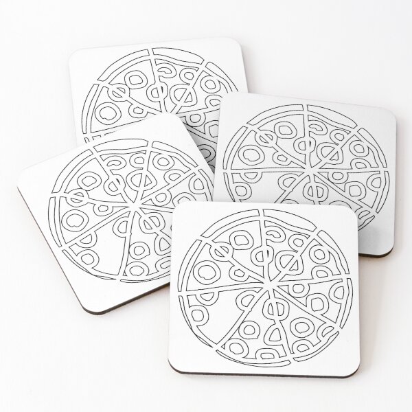 Item preview, Plain Whole Pizza Stencil designed and sold by StencilGifts.