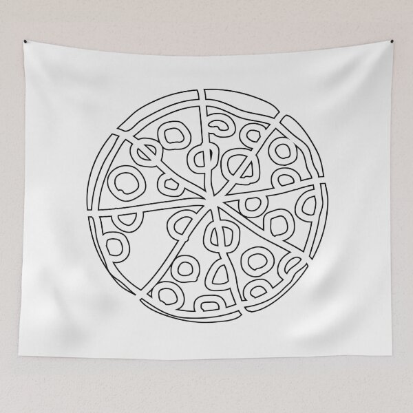 Item preview, Plain Whole Pizza Stencil designed and sold by StencilGifts.