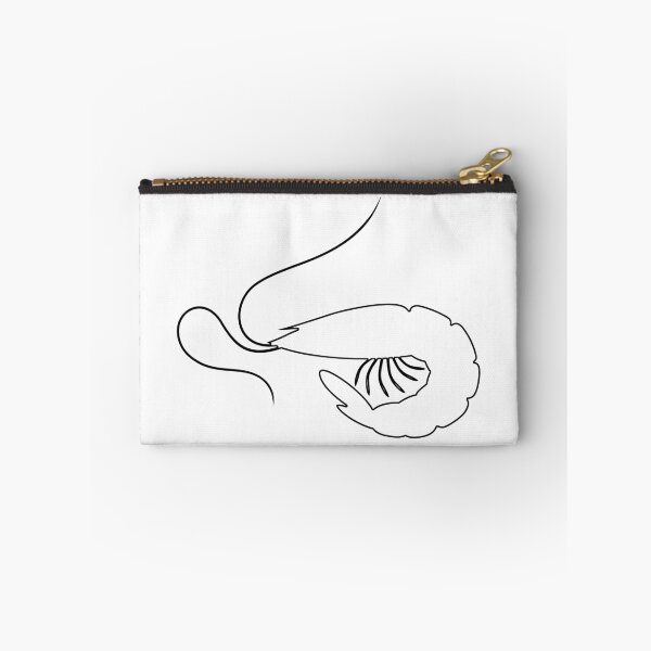Item preview, Plain Shrimp Stencil designed and sold by StencilGifts.