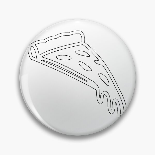 Artikelvorschau, Einfache Pizza Slice Schablone entworfen und verkauft von StencilGifts.