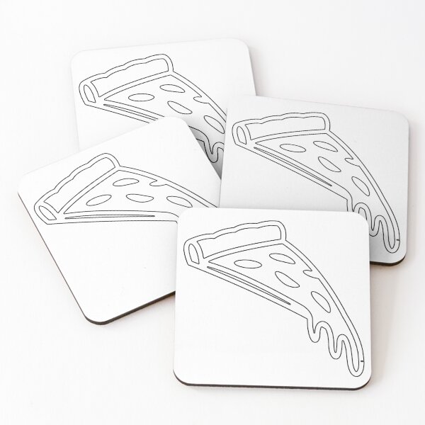 Item preview, Plain Pizza Slice Stencil designed and sold by StencilGifts.