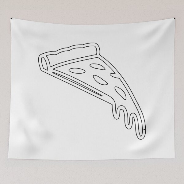 Item preview, Plain Pizza Slice Stencil designed and sold by StencilGifts.