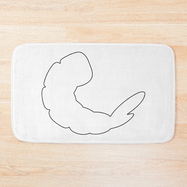 Item preview, Plain Lil Shrimp Stencil designed and sold by StencilGifts.