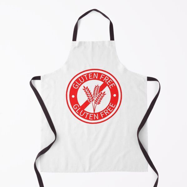 Item preview, Red gluten free circle logo designed and sold by GlutenFreeTee.