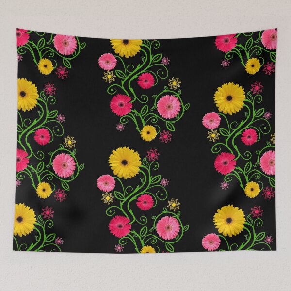 Item preview, colorful gerbera flowers, ornaments, petals, floral designed and sold by rhnaturestyles.