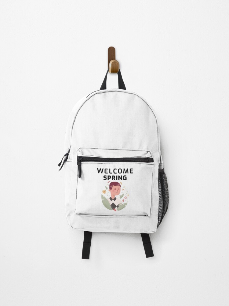 Thumbnail 1 of 3, Backpack, Welcome Spring designed and sold by PunchlineFactor.