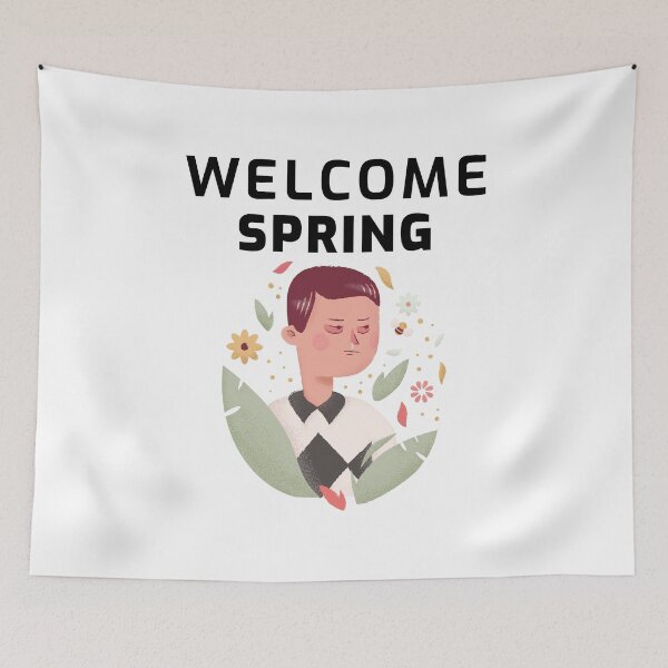 Item preview, Welcome Spring designed and sold by THE PUNCHLINE FACTORY.