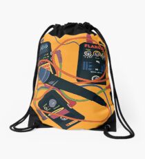 Pedals from Space Drawstring Bag