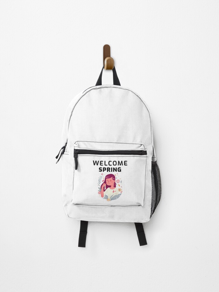 Thumbnail 1 of 3, Backpack, Welcome Spring designed and sold by PunchlineFactor.