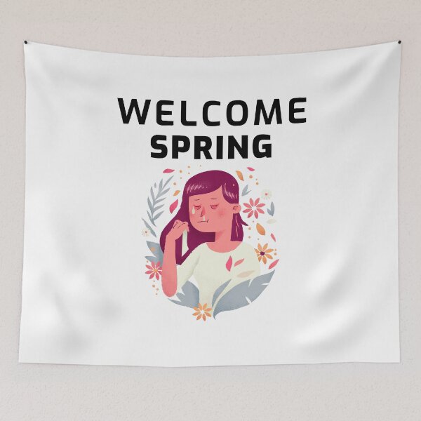 Item preview, Welcome Spring designed and sold by THE PUNCHLINE FACTORY.